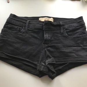 black denim shorts!